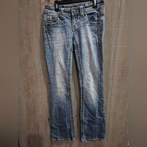 Miss Me Jeans Rhinestones Bling (Size 25) READ DESCRIPTION